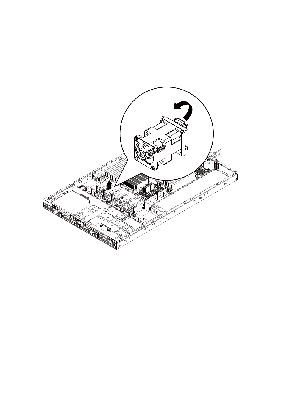 Replacing the fan assemblly | GIGABYTE GS-R12T4H2-RH User Manual | Page 24 / 81
