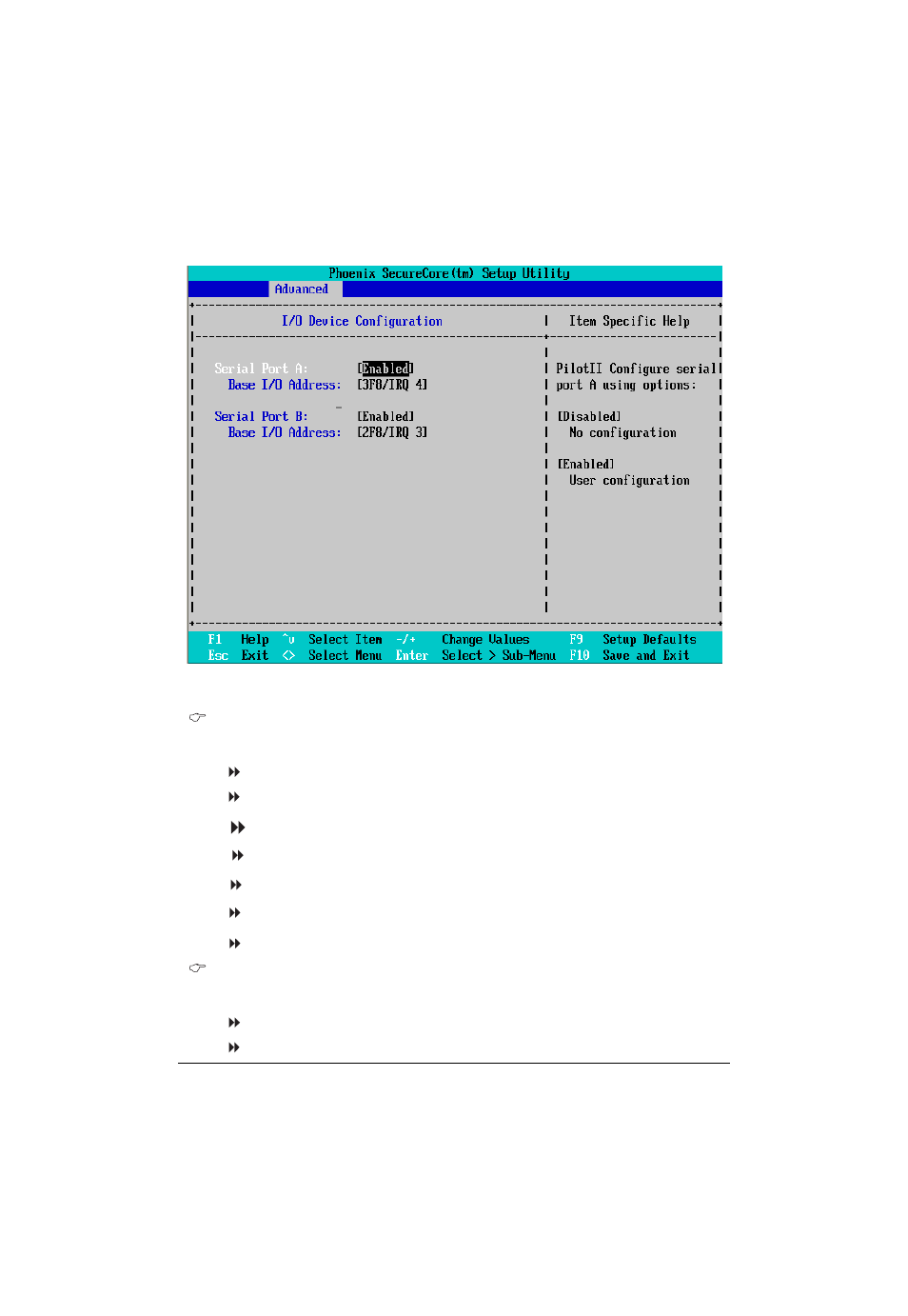 I/o deviceconfiguration | GIGABYTE GS-R12T4H2-RH User Manual | Page 65 / 81