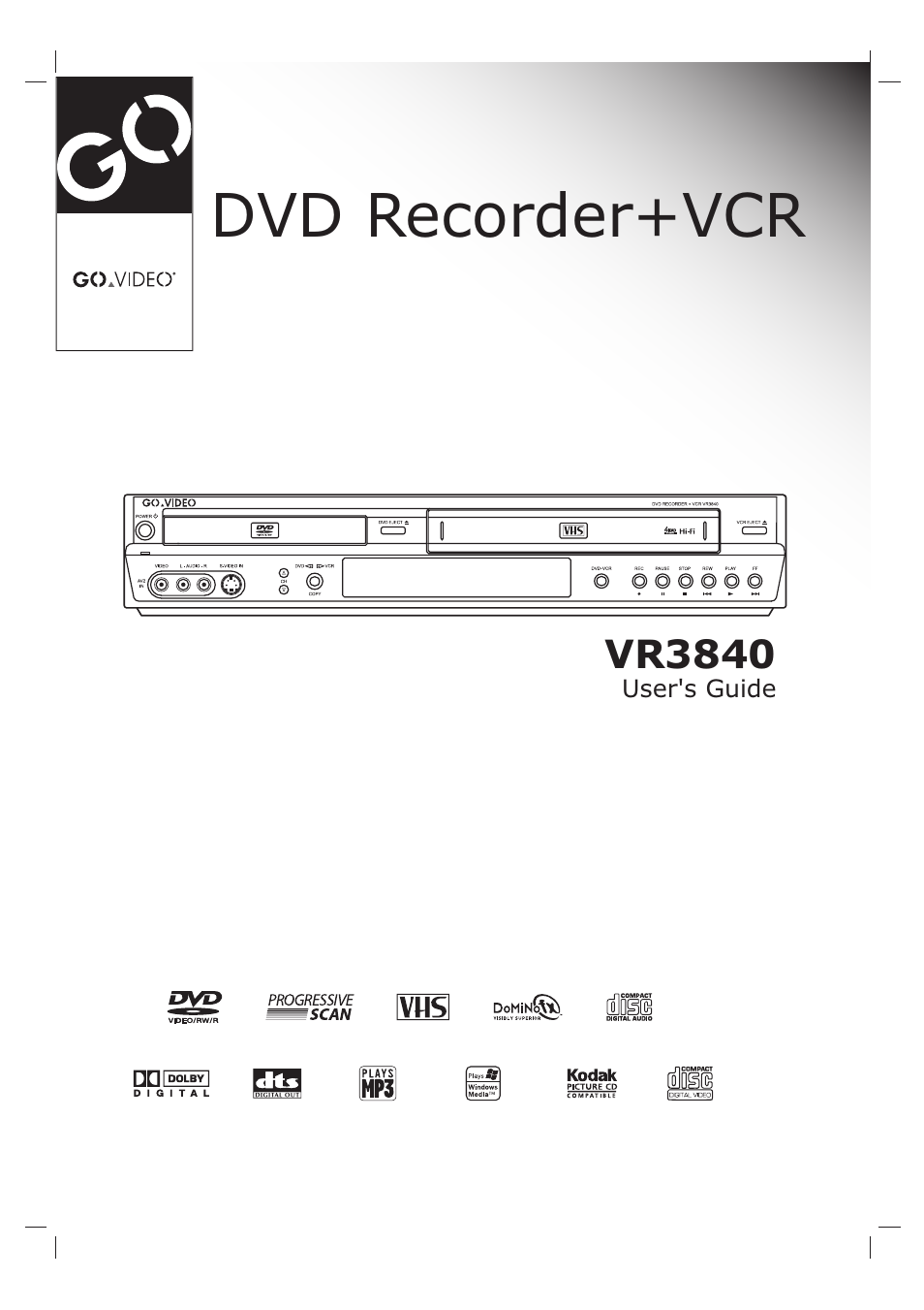 Go-Video VR3840 User Manual | 62 pages