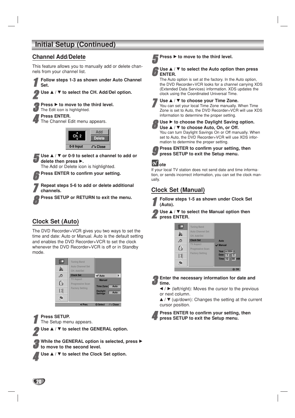 Go-Video VR3840 User Manual | Page 20 / 62