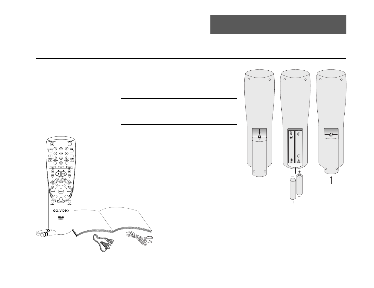 Accessories, 1 - setup | Go-Video DVS3100 User Manual | Page 11 / 59