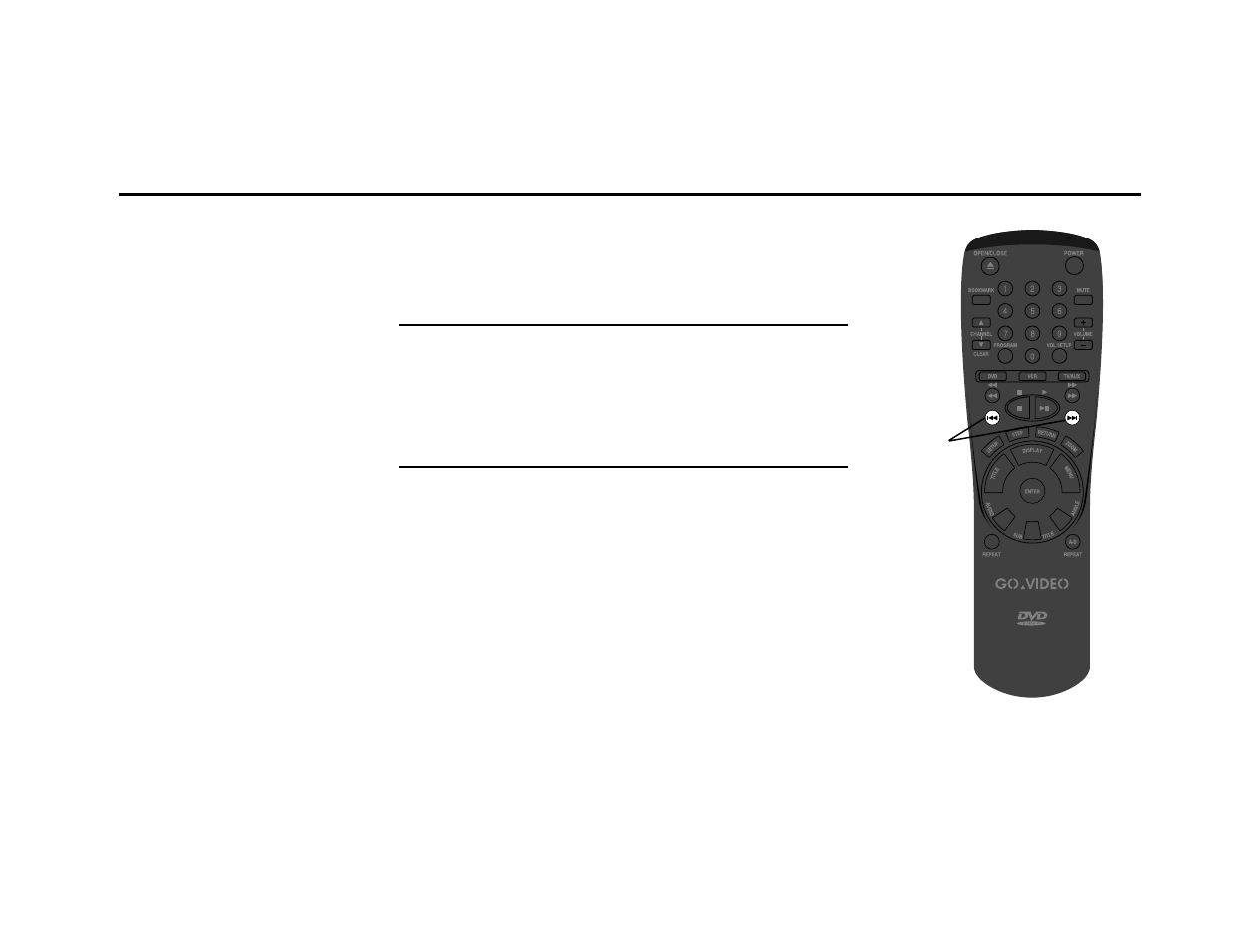 Skip features | Go-Video DVS3100 User Manual | Page 31 / 59
