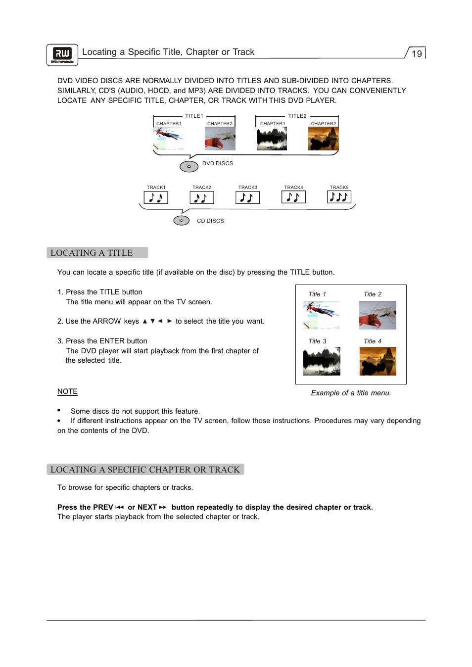 Locating a specific chapter or track | Go-Video R 6640 User Manual | Page 20 / 40