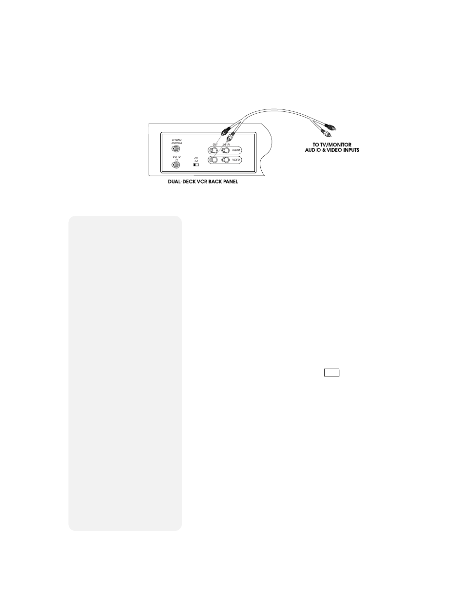 Monitor connections | Go-Video DDV9000 User Manual | Page 45 / 58