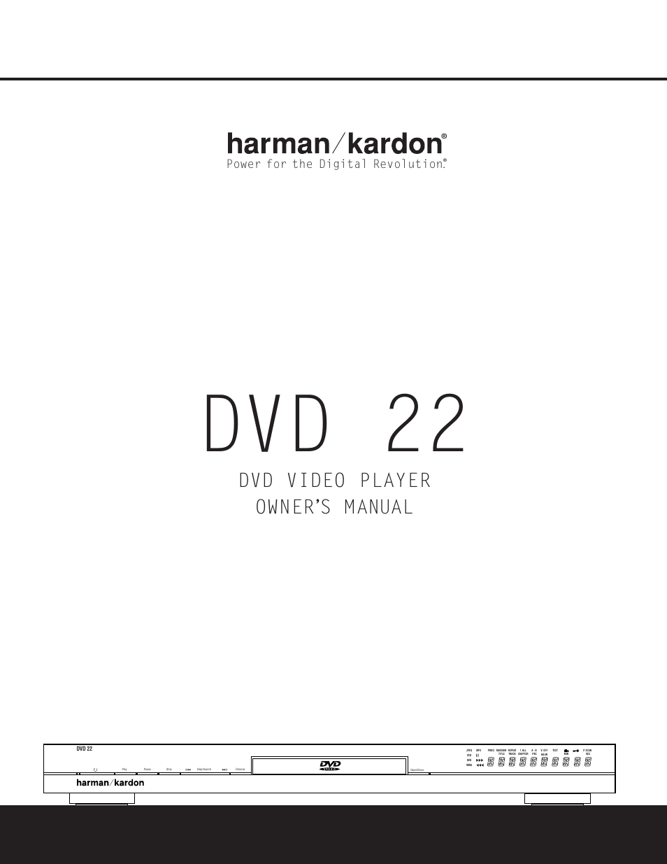 Go-Video DVD 22 User Manual | 32 pages