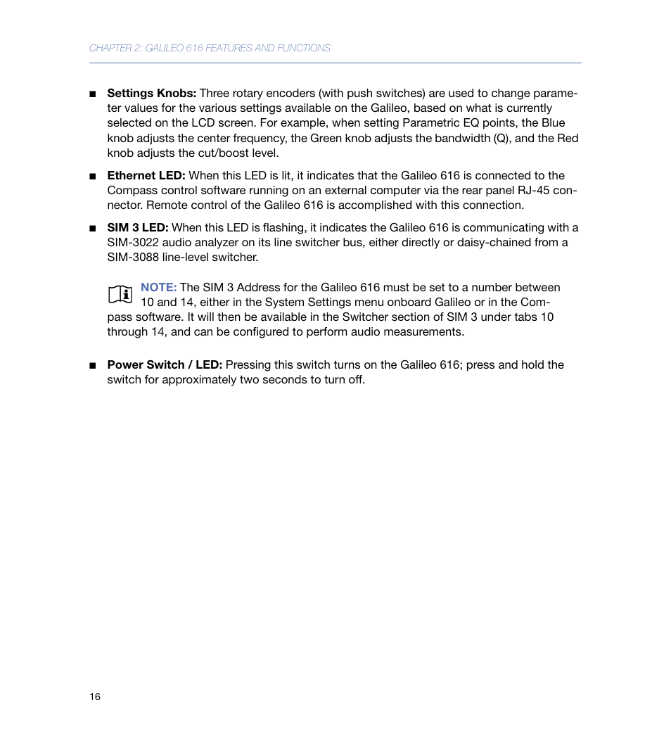 Meyer Sound 616 User Manual | Page 16 / 68