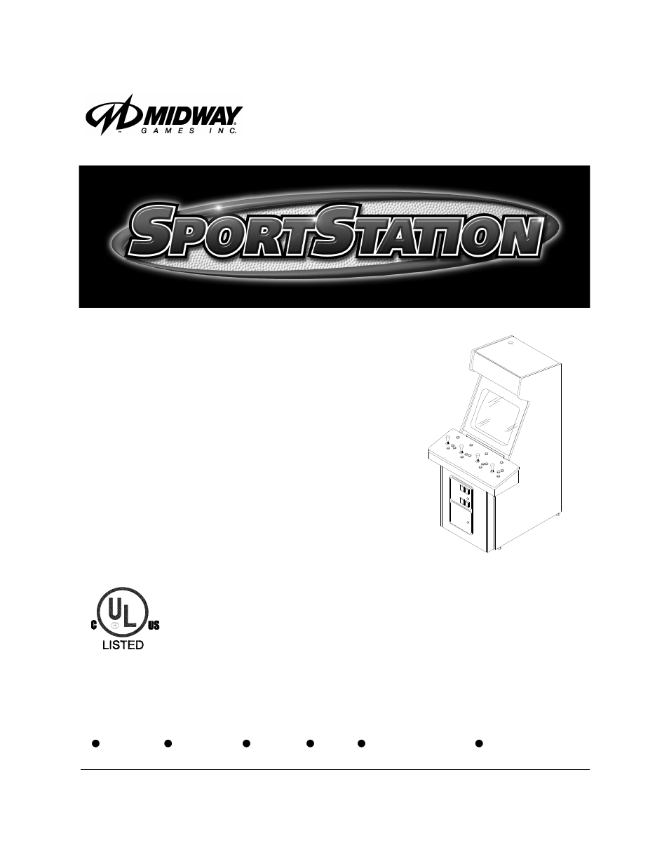 Midway SPORTSTATION 16-40094-101 User Manual | 135 pages