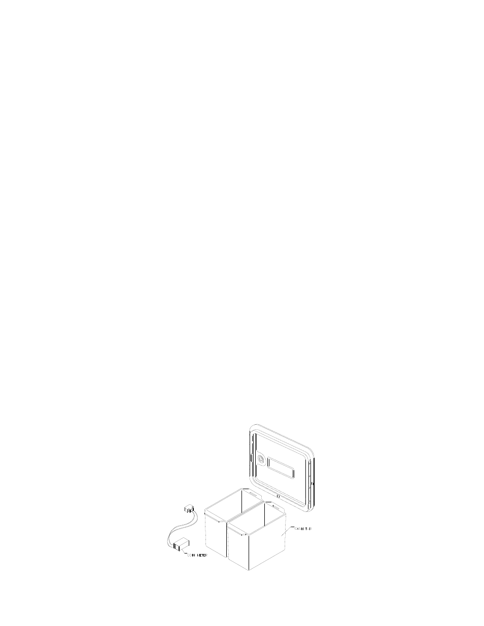 Coin door assembly cash door assembly | Midway SPORTSTATION 16-40094-101 User Manual | Page 95 / 135