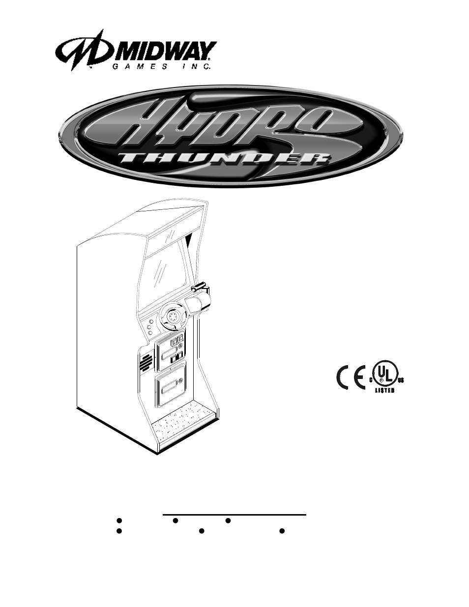 Midway UPRIGHT DEDICATED VIDEO GAME 25" CABINE 16-20044-101 User Manual | 105 pages