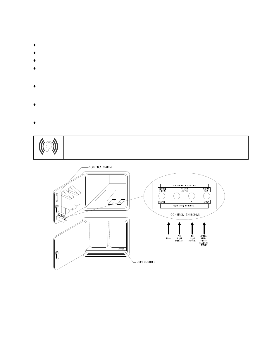 Midway UPRIGHT DEDICATED VIDEO GAME 25" CABINE 16-20044-101 User Manual | Page 12 / 105