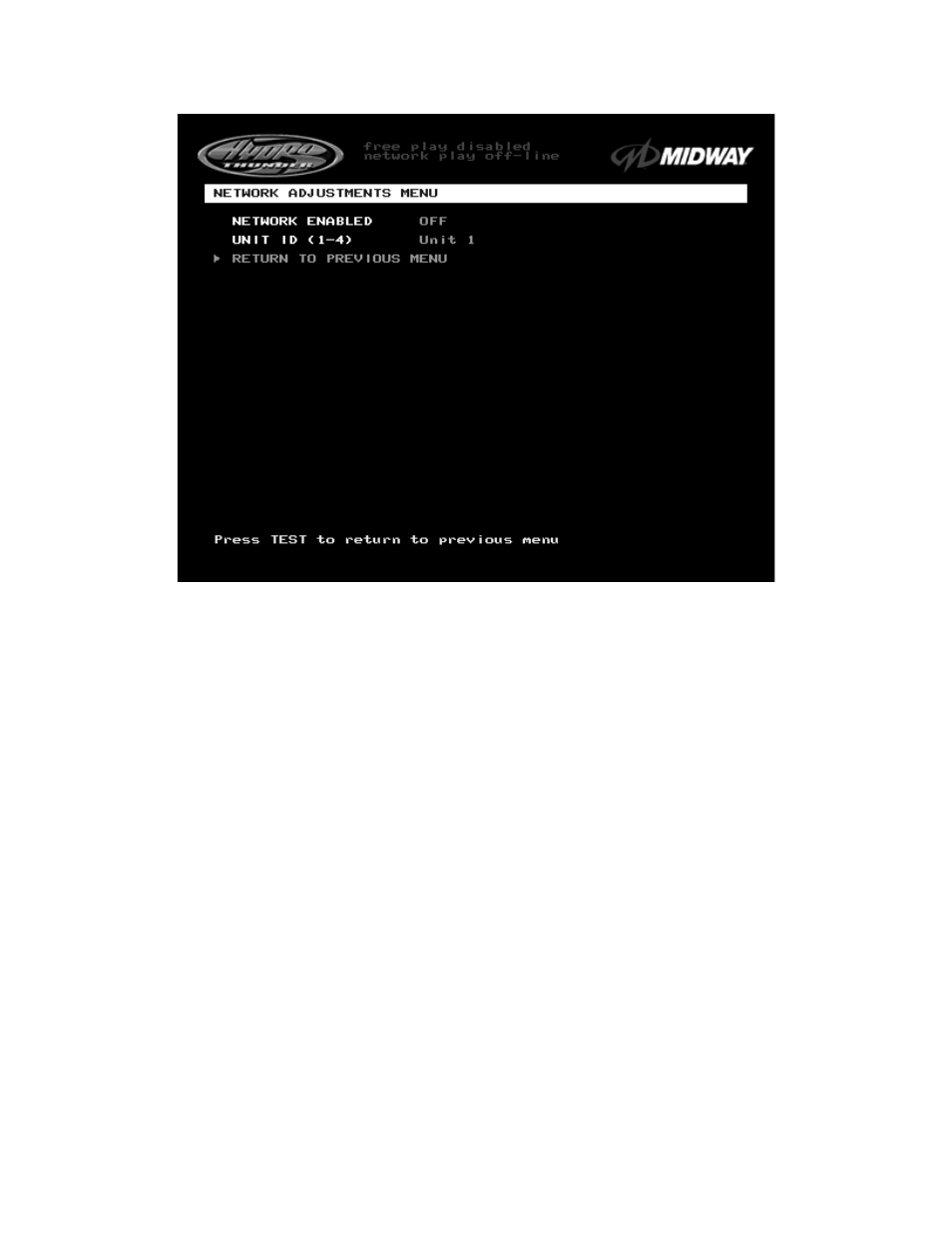 Midway UPRIGHT DEDICATED VIDEO GAME 25" CABINE 16-20044-101 User Manual | Page 36 / 105