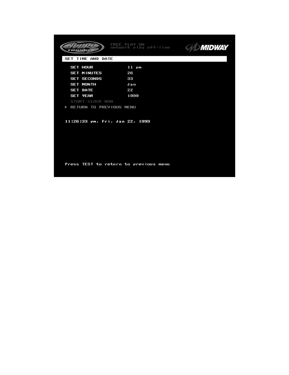 Midway UPRIGHT DEDICATED VIDEO GAME 25" CABINE 16-20044-101 User Manual | Page 37 / 105