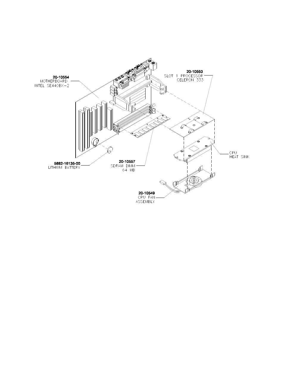 Arcade computer motherboard and cpu | Midway UPRIGHT DEDICATED VIDEO GAME 25" CABINE 16-20044-101 User Manual | Page 65 / 105