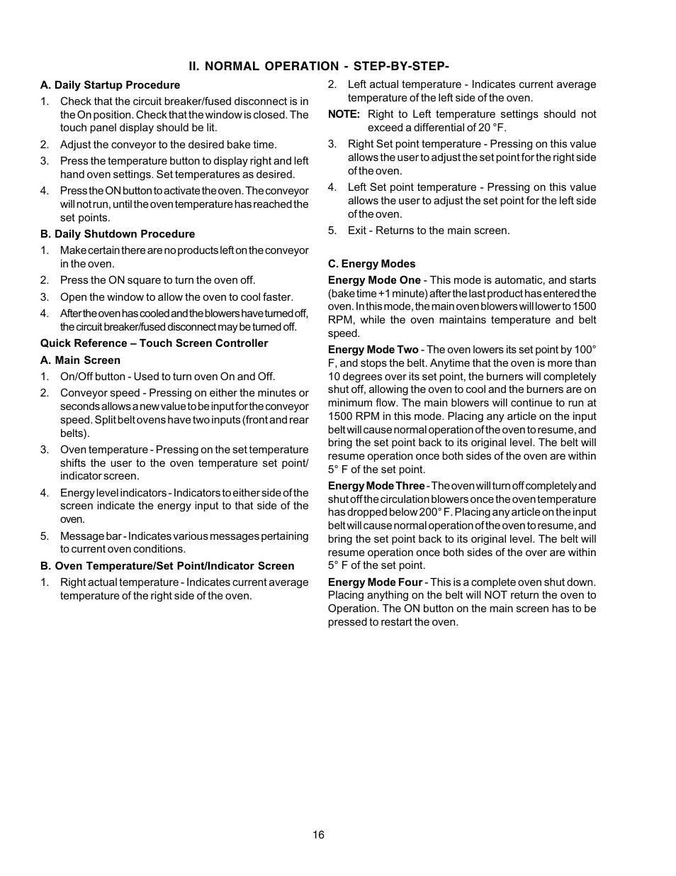 Middleby Marshall PS770G GAS User Manual | Page 16 / 24