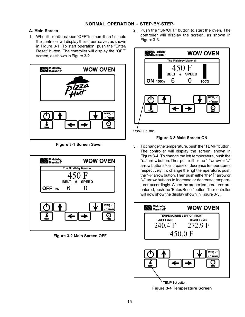 Middleby Marshall PS870 Series Gas Ovens PS870G Gas User Manual | Page 15 / 24