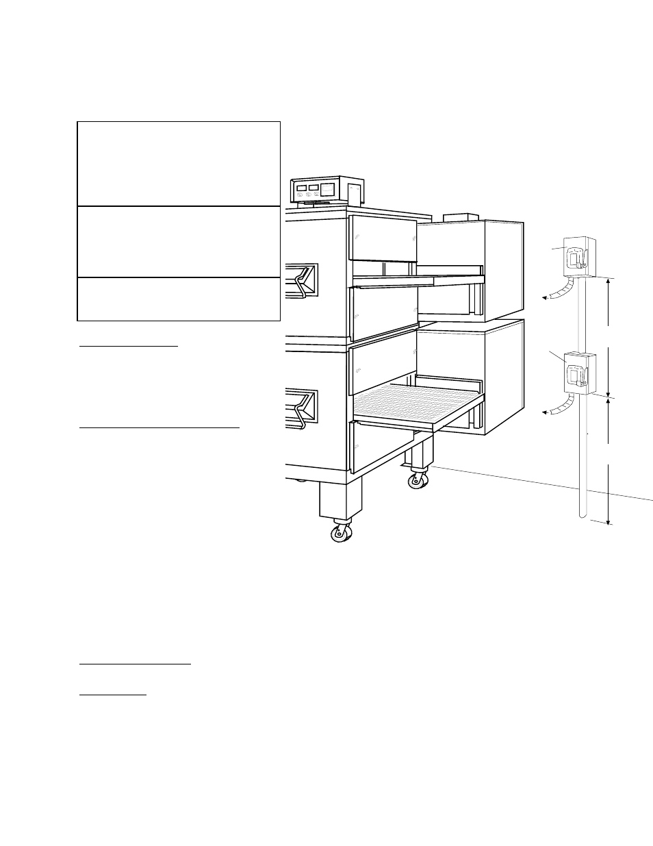 Electric oven rough-in, Caution | Middleby Marshall RED LOBSTER PS200-R68 User Manual | Page 23 / 88