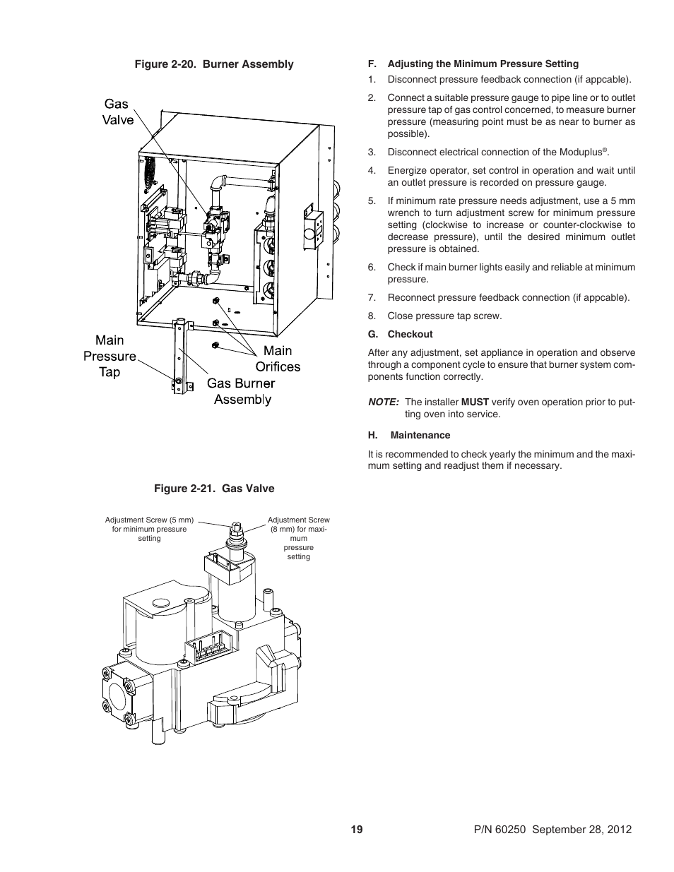 Middleby Marshall PS740 Series Gas Ovens P/N 60250 User Manual | Page 23 / 36