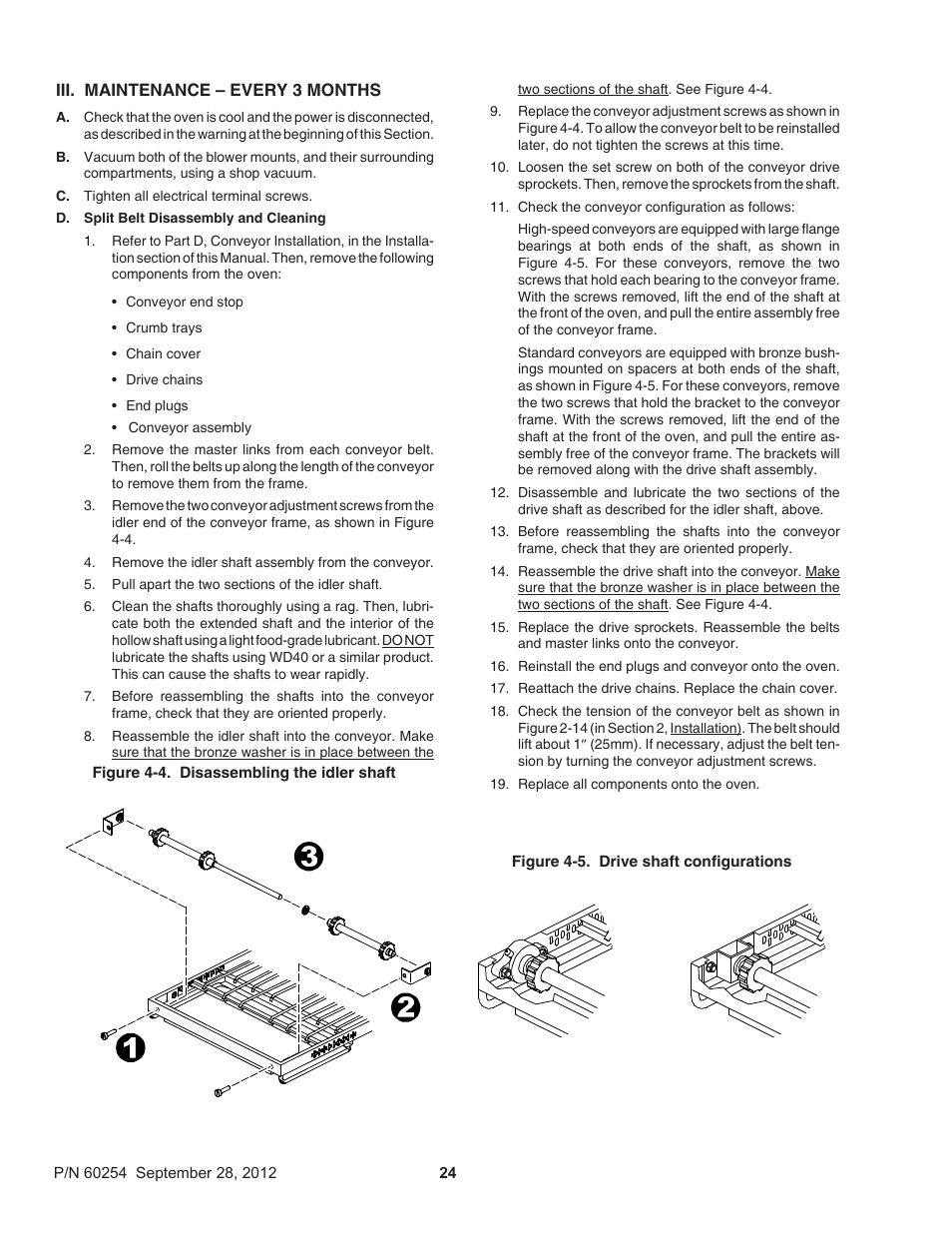 Middleby Marshall PS740 Series Electric Ovens 60254 User Manual | Page 28 / 36