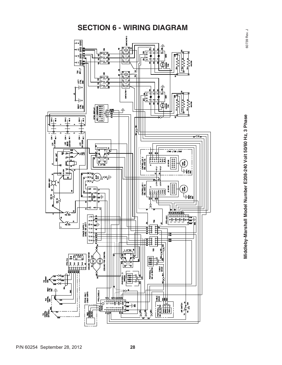 Middleby Marshall PS740 Series Electric Ovens 60254 User Manual | Page 32 / 36