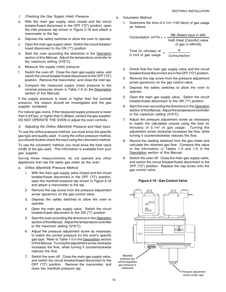 English | Middleby Marshall Gas Ovens PS53GS Gas User Manual | Page 15 / 44