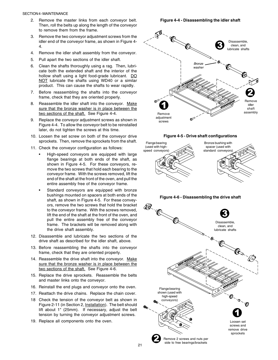 English | Middleby Marshall Gas Ovens PS53GS Gas User Manual | Page 21 / 44