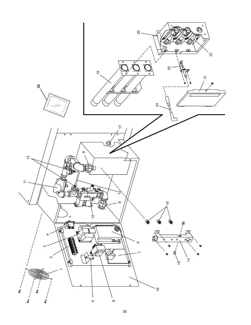 English, Français, Esp añol | Deutsch | Middleby Marshall Gas Ovens PS53GS Gas User Manual | Page 30 / 44
