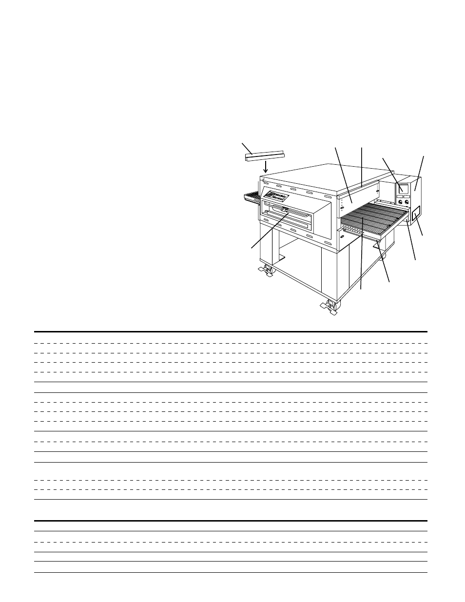 English, Iii. oven specifications, I. oven uses | Ii. oven components - see figure 1-1 | Middleby Marshall Gas Oven PS536GS User Manual | Page 4 / 28