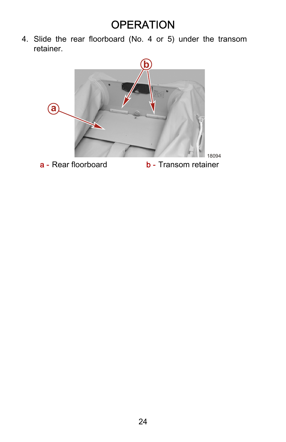 Operation | Mercury Marine Sport 899183001 User Manual | Page 28 / 42