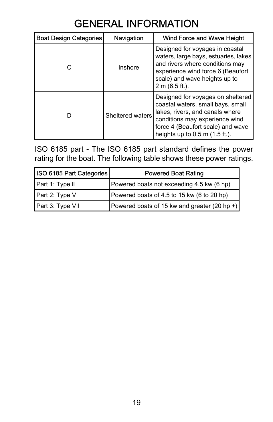 General information | Mercury Marine Heavy Duty 899846001 User Manual | Page 23 / 50