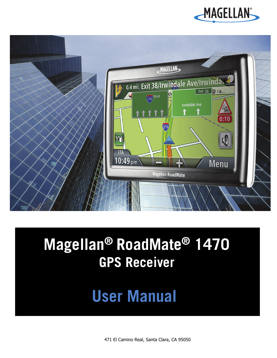 Magellan RoadMate 1470 User Manual | 44 pages