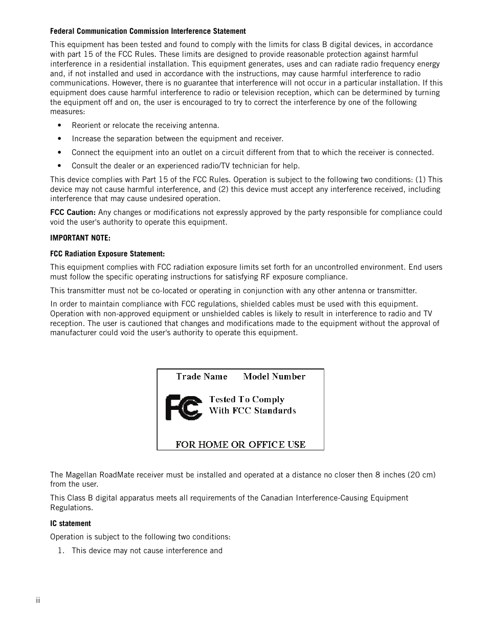 Magellan RoadMate 1470 User Manual | Page 3 / 44