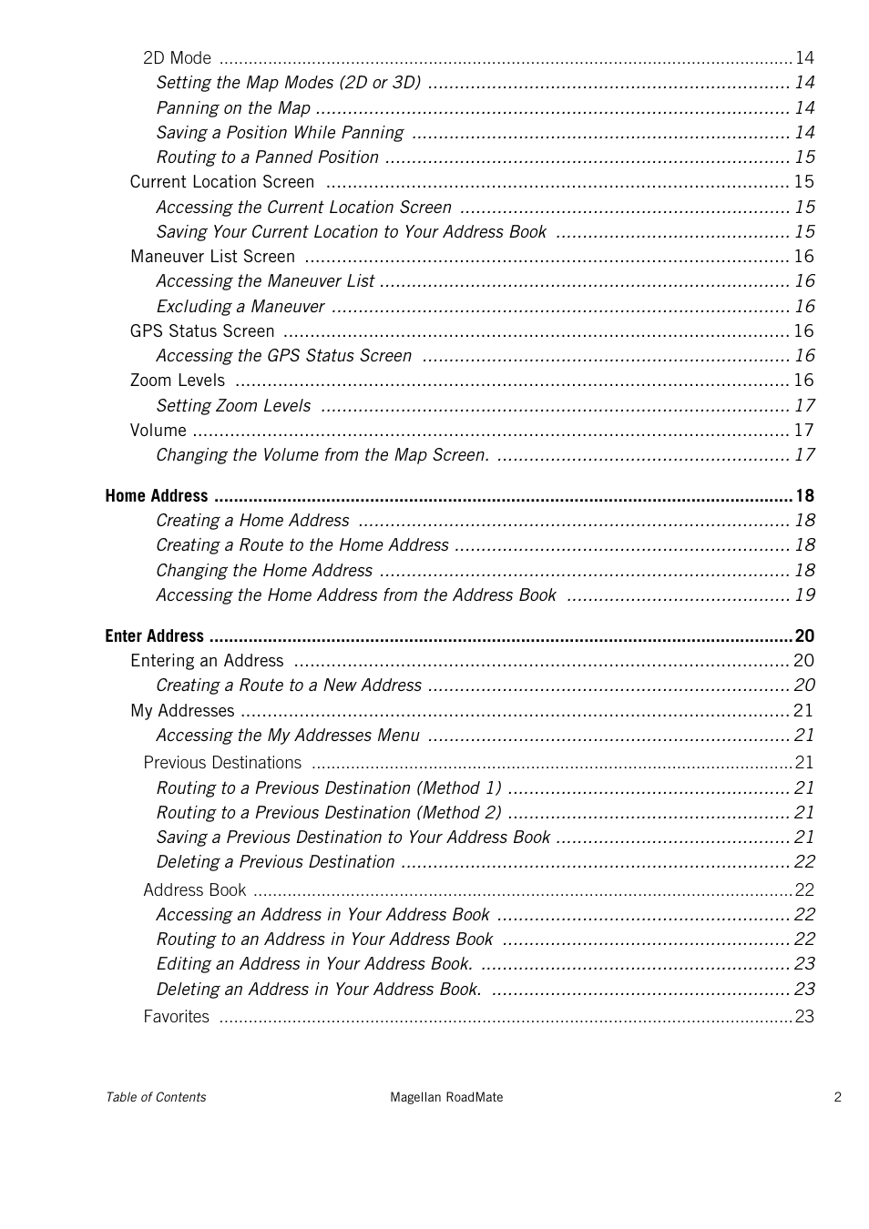 Magellan RoadMate 1415 User Manual | Page 6 / 60