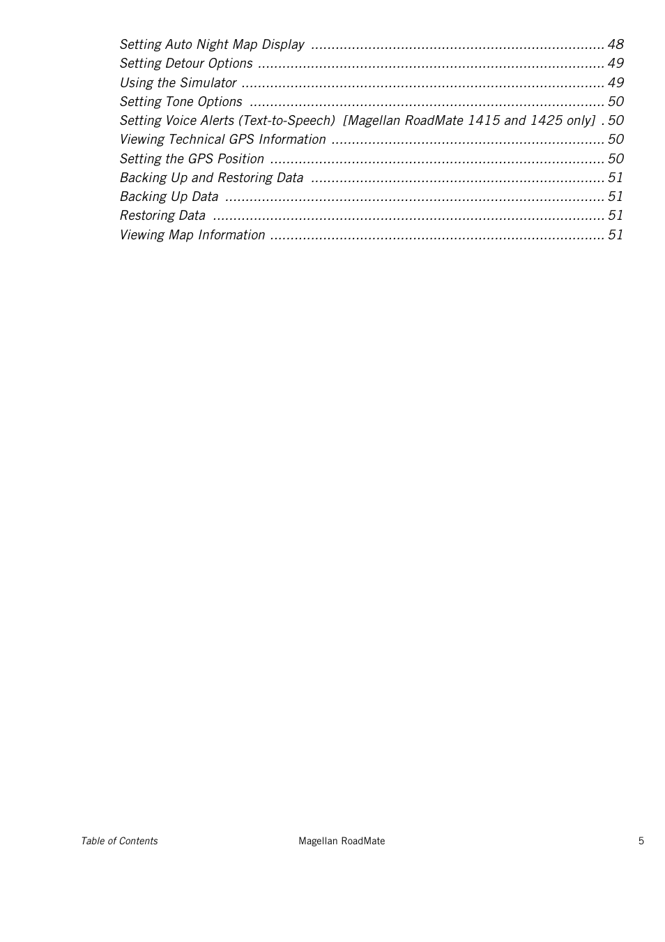 Magellan RoadMate 1415 User Manual | Page 9 / 60