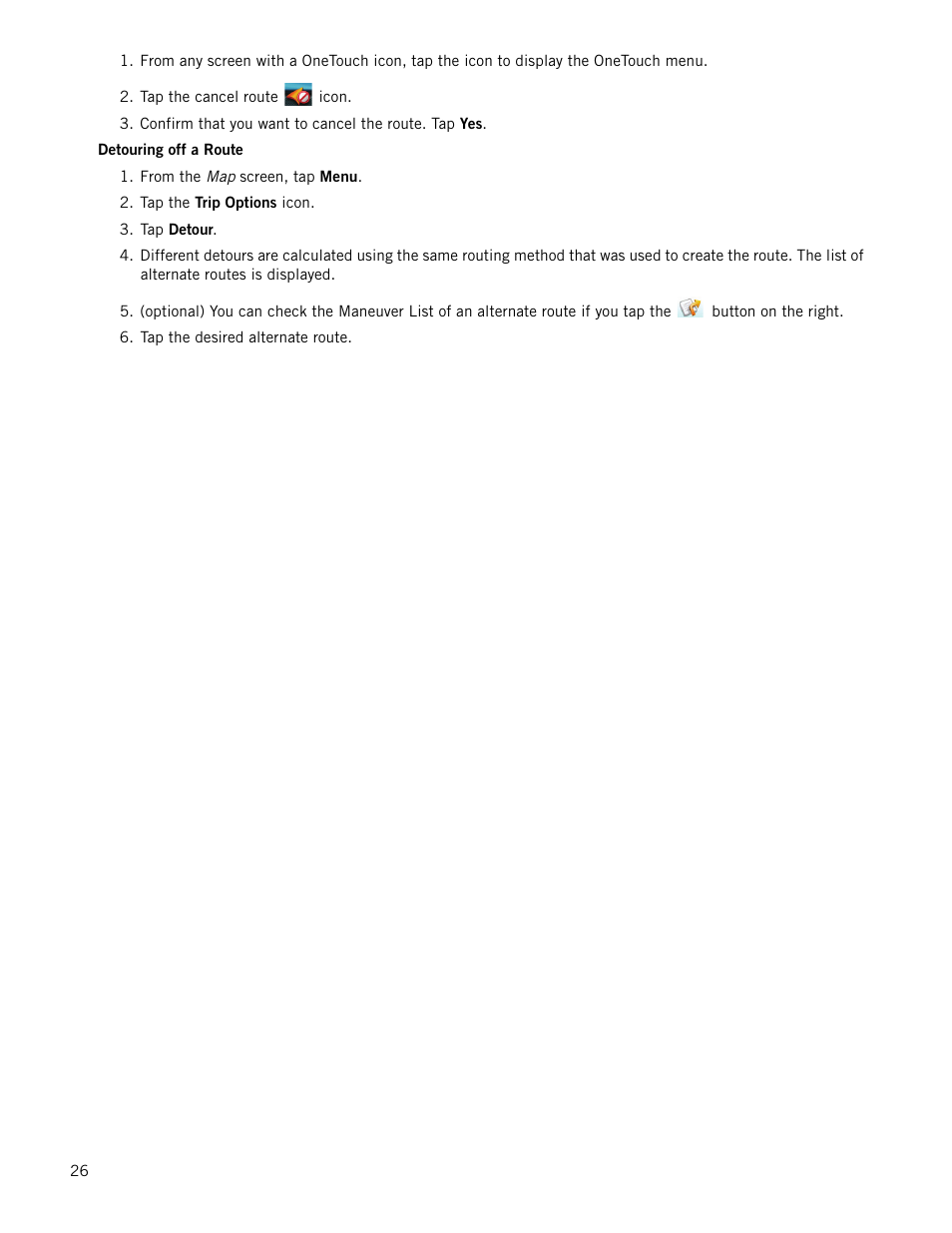 Detouring off a route, Smartdetour™ on freeways | Magellan RoadMate 1340 User Manual | Page 34 / 44