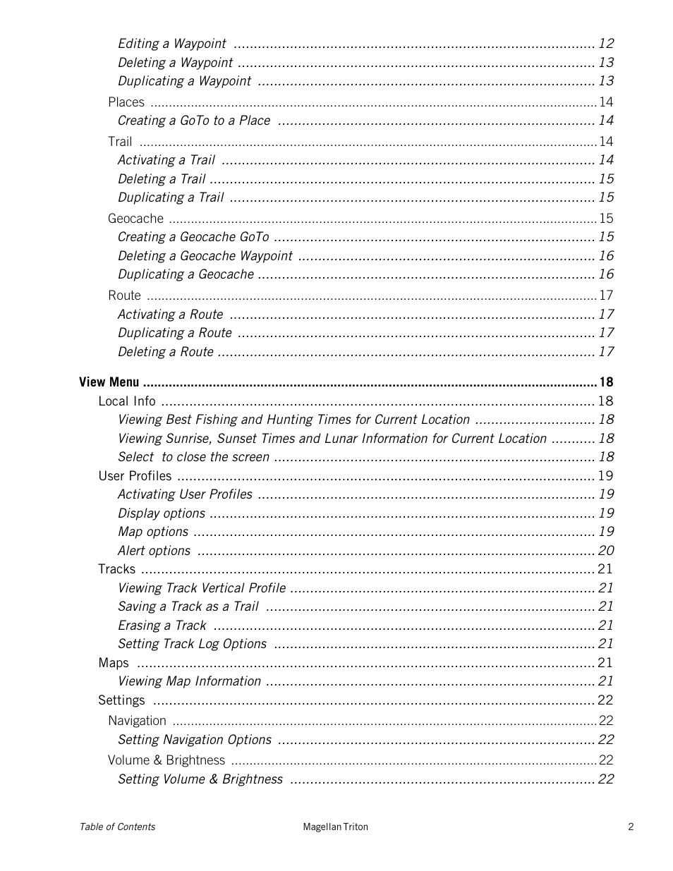 Magellan Triton 300 User Manual | Page 6 / 30