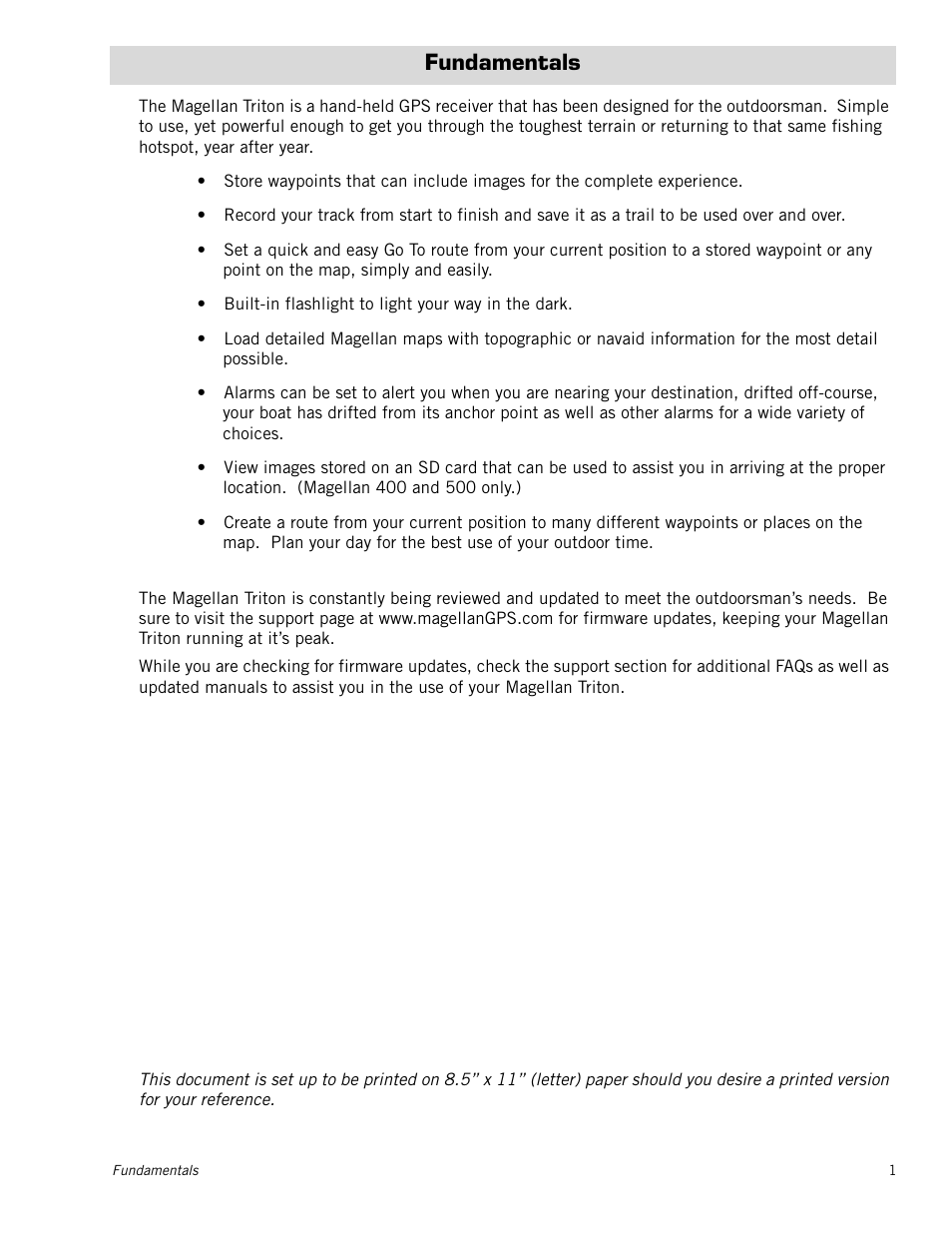 Magellan Triton 300 User Manual | Page 8 / 30
