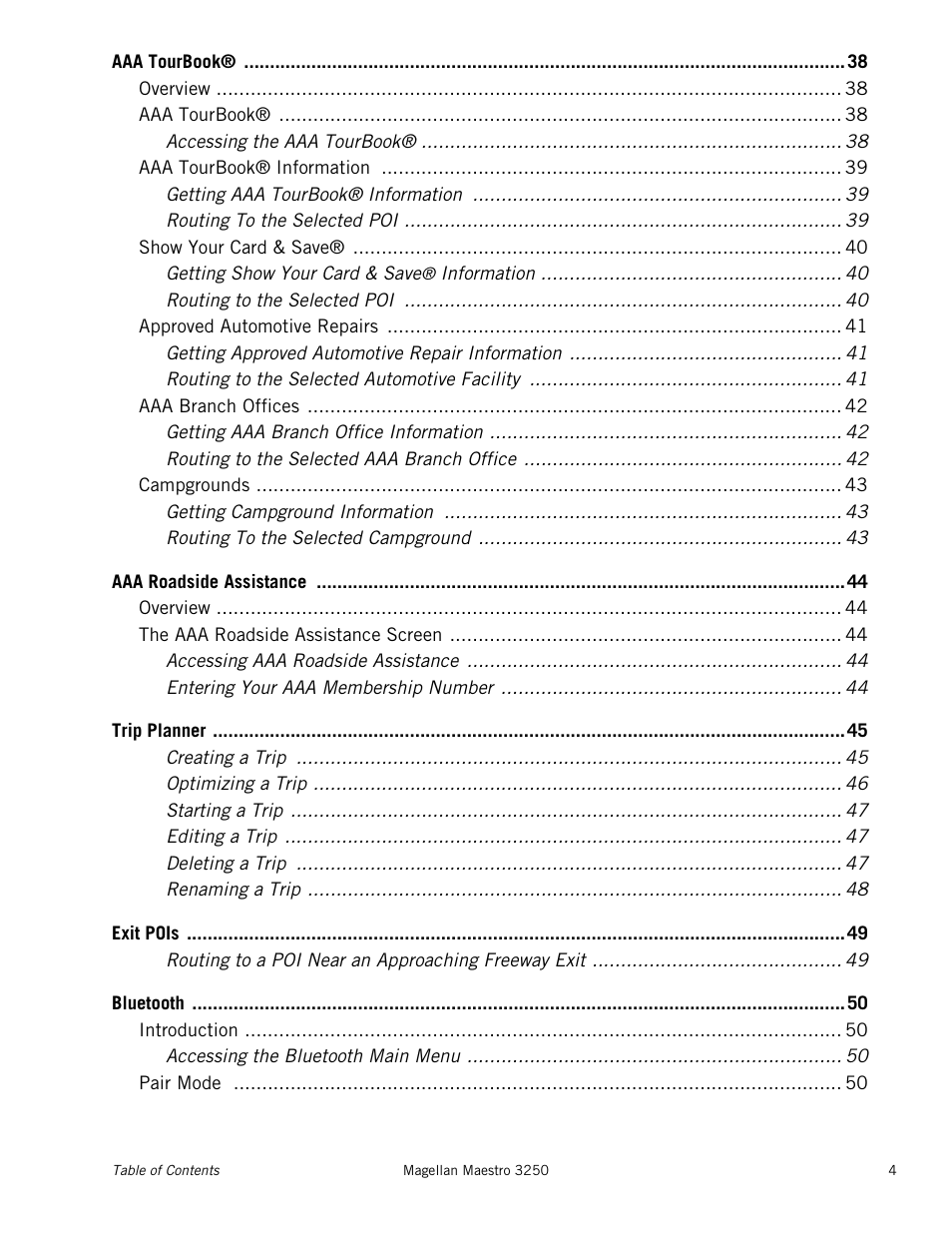 Magellan Maestro 3250 User Manual | Page 8 / 82