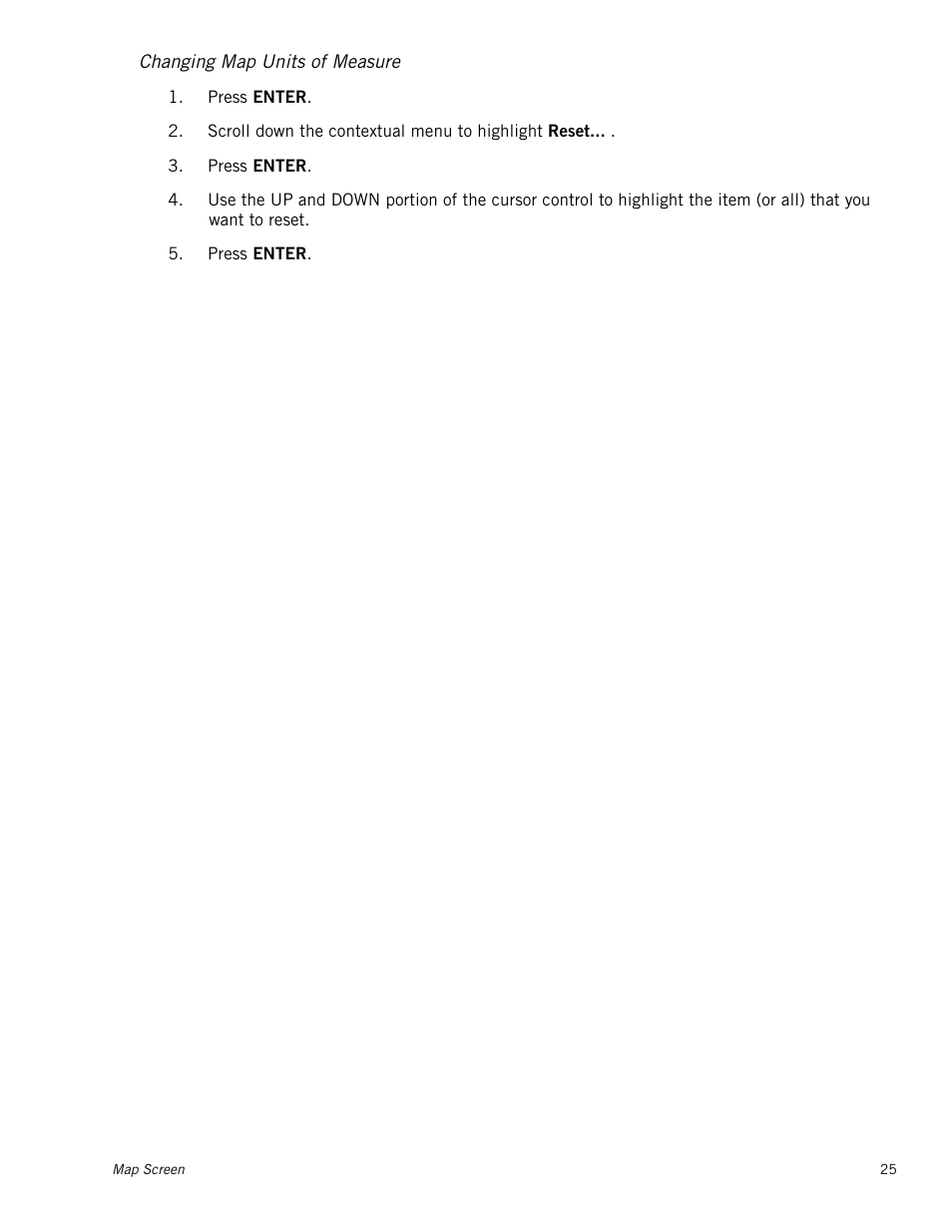 Changing map units of measure | Magellan RoadMate 500 User Manual | Page 33 / 65
