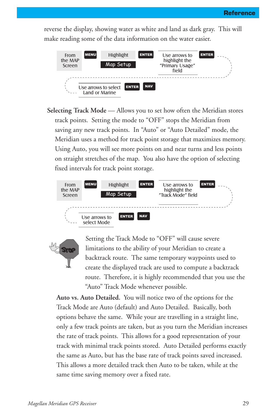 Reference | Magellan 310 User Manual | Page 39 / 89