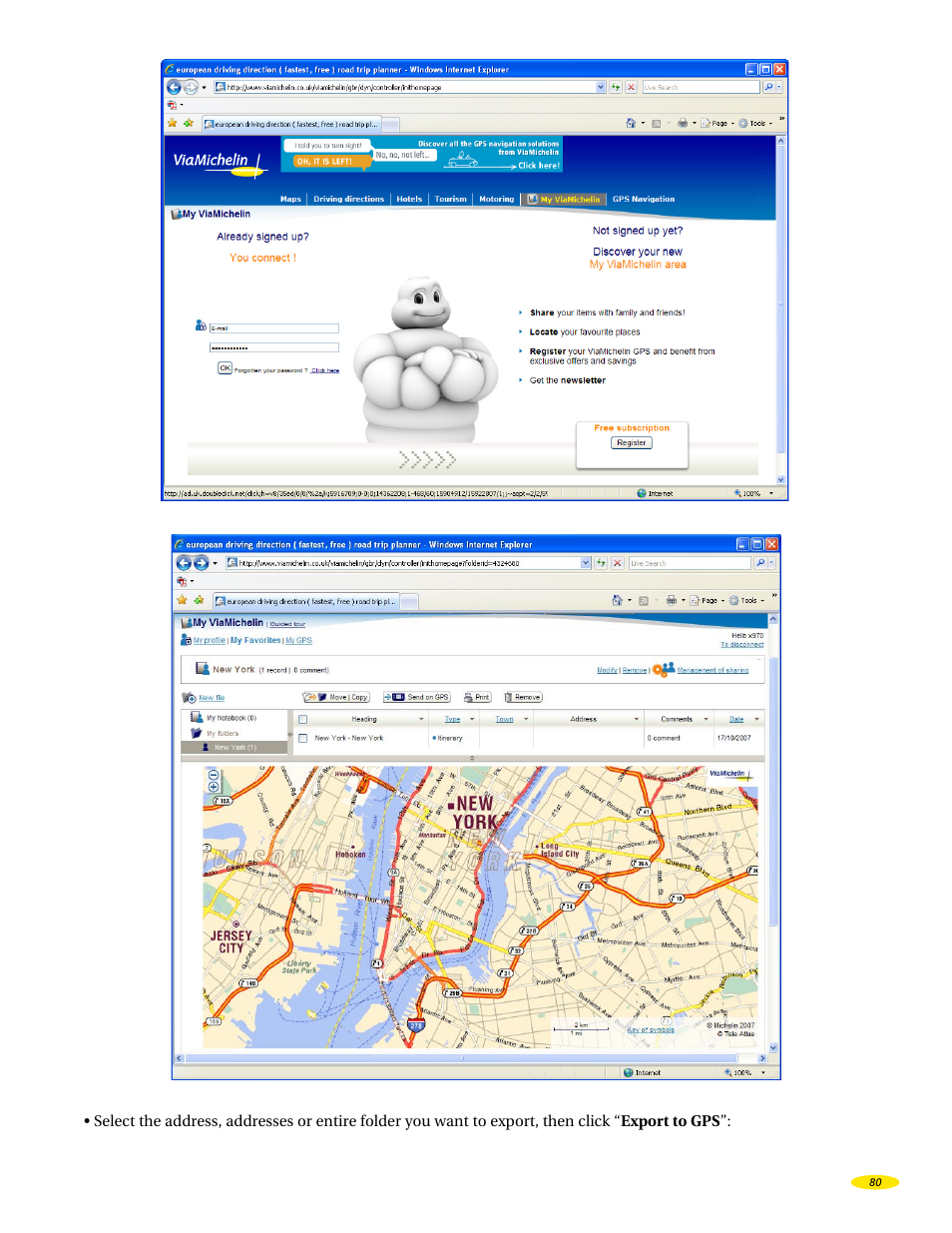 Michelin X970 User Manual | Page 82 / 100