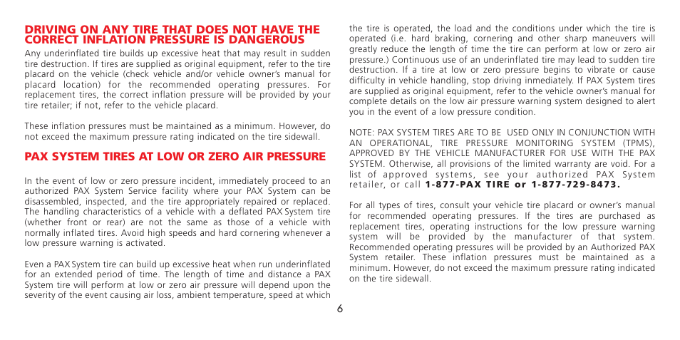 Michelin LIGHT TRUCK TIRE User Manual | Page 6 / 16