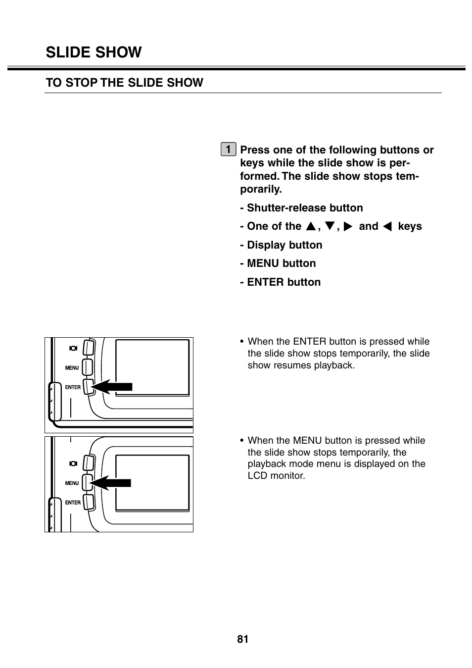 Slide show | Minolta 2330 User Manual | Page 81 / 160