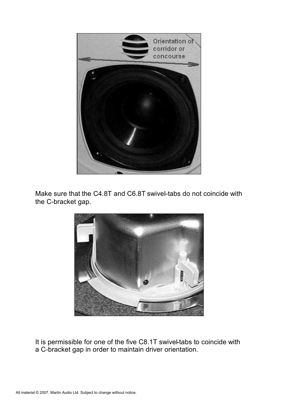 Martin Audio C8.1T User Manual | Page 7 / 10