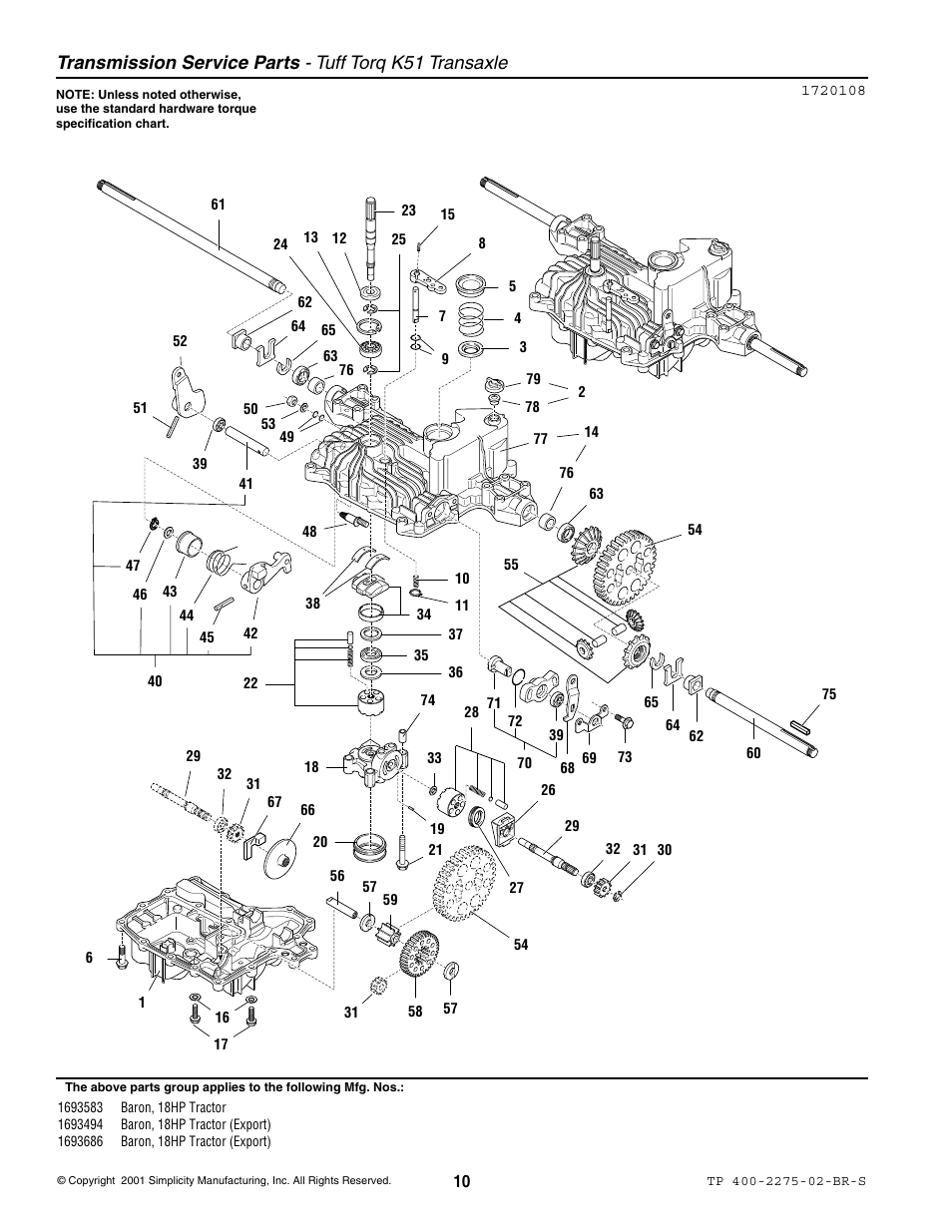 Massey Ferguson L&G BARON 1693583 User Manual | Page 12 / 54