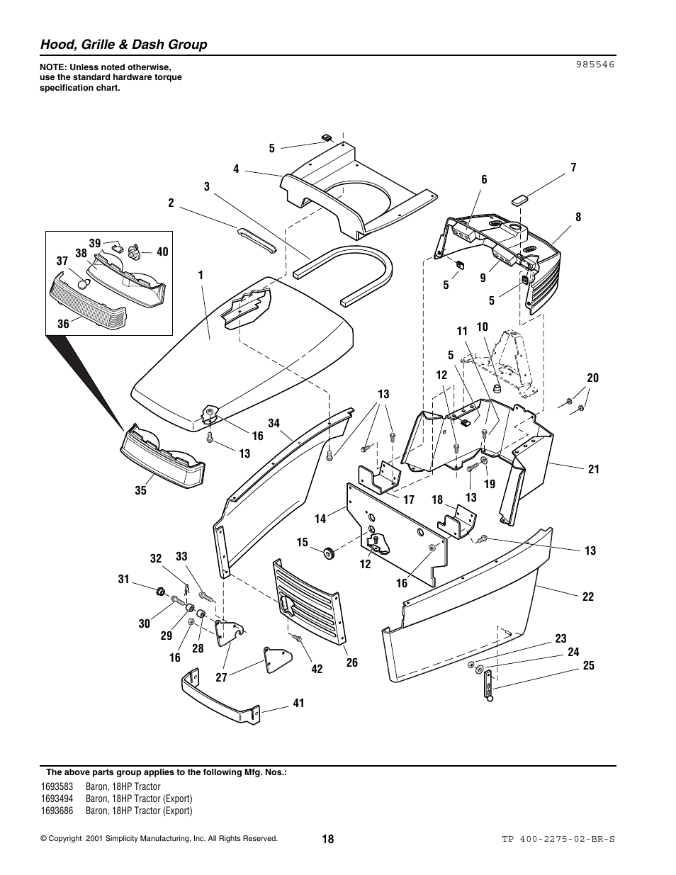 Massey Ferguson L&G BARON 1693583 User Manual | Page 20 / 54