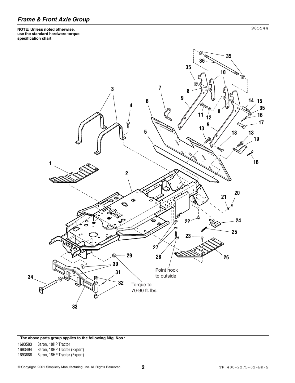Massey Ferguson L&G BARON 1693583 User Manual | Page 4 / 54