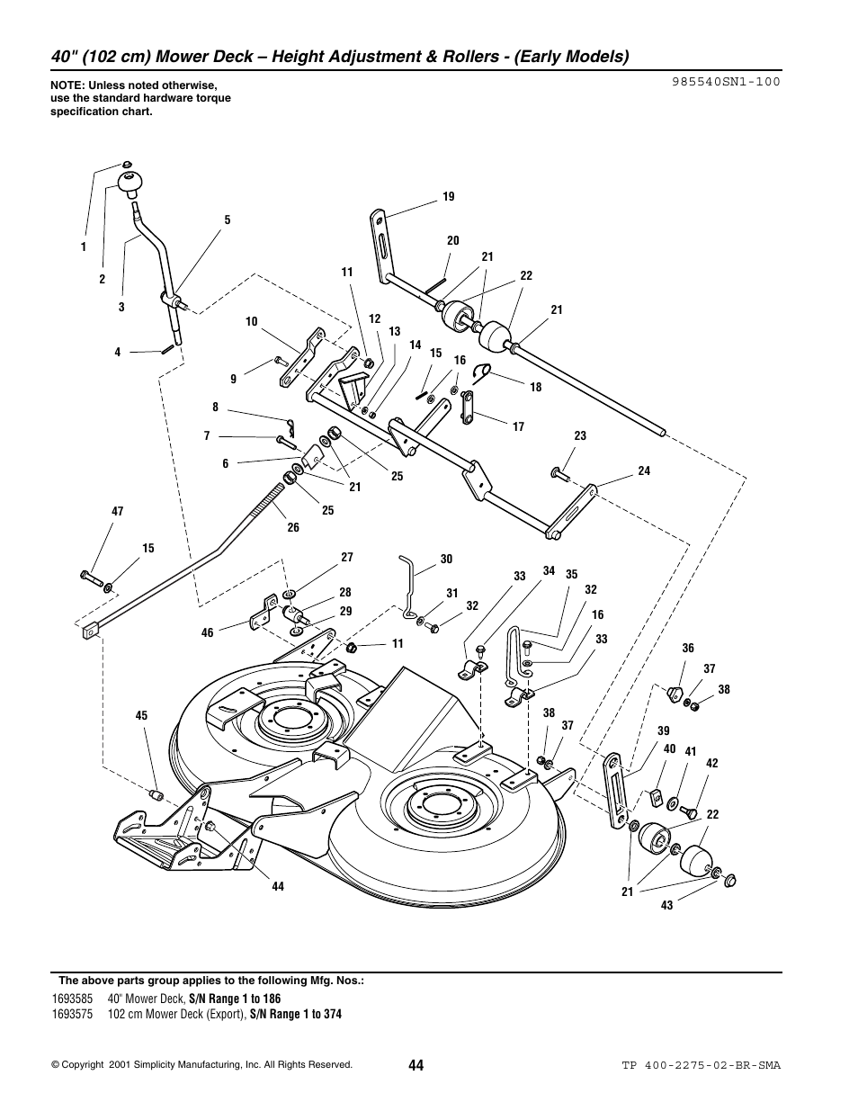 Massey Ferguson L&G BARON 1693583 User Manual | Page 46 / 54