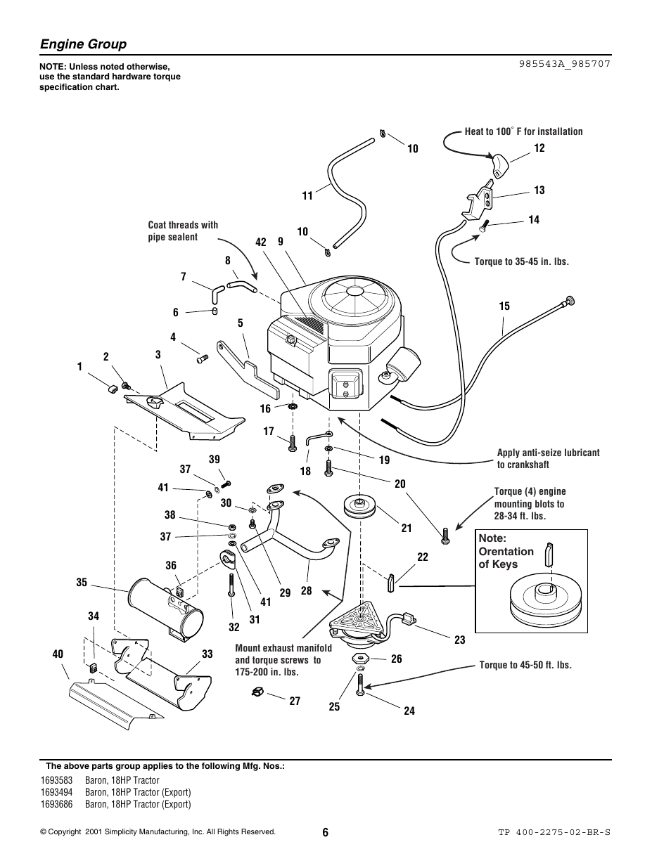 Massey Ferguson L&G BARON 1693583 User Manual | Page 8 / 54