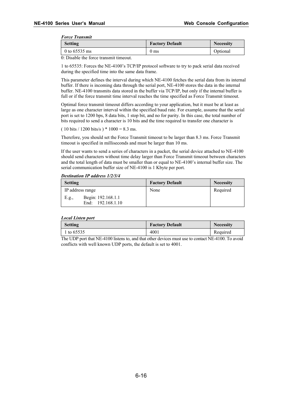 Moxa Technologies NE-4100 User Manual | Page 51 / 90