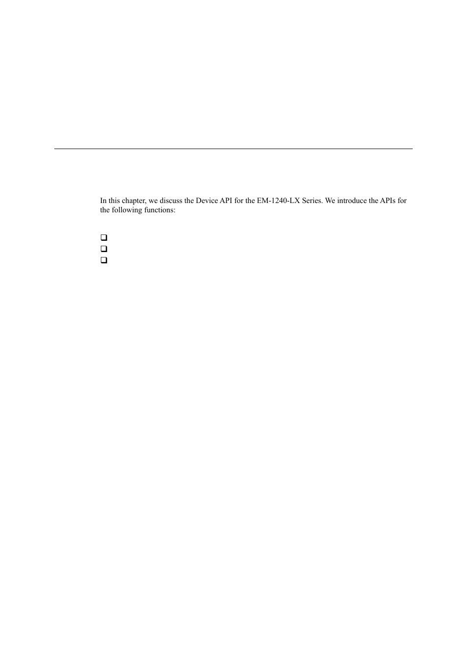 Em-1240-lx device api, Chapter 5, Em-1240-lx device api -1 | Moxa Technologies EM-1240-LX User Manual | Page 48 / 64